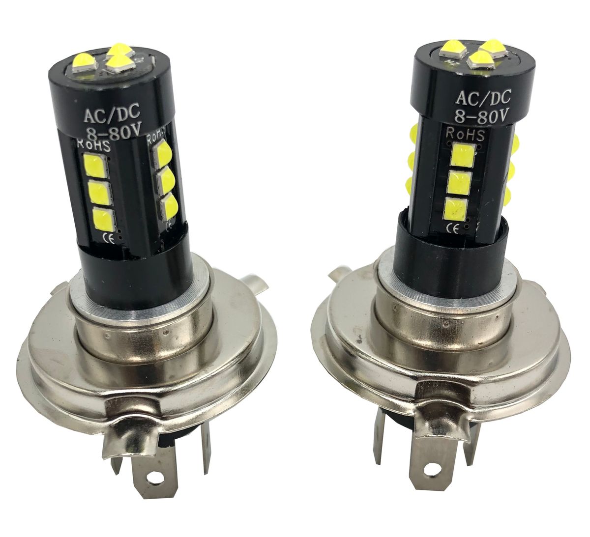 38W 5500 Lumens 3 Pin H4 LED Fog Light With Auto LED Lighting System