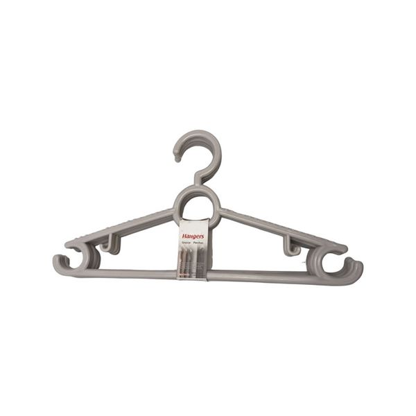 6-Pieces Non-slip Plastic Hanger YD434836