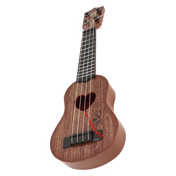 Plastic Ukulele Toy with 4 Strings for Toddlers