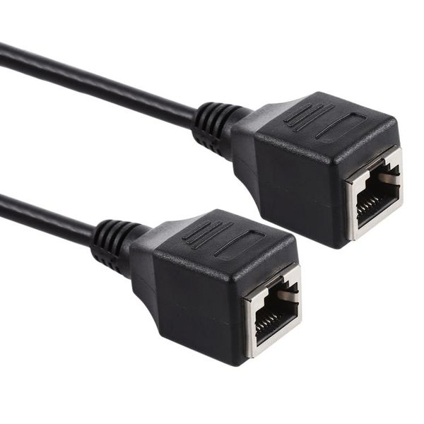 RJ45 Female to Female Ethernet LAN Network Cable 30cm
