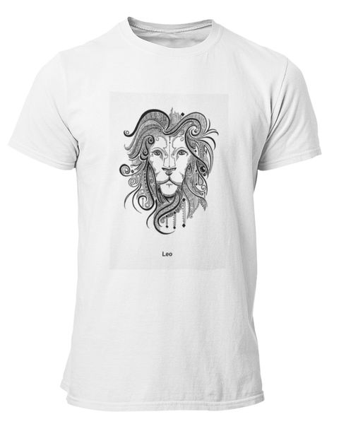PepperSt Mens White T-Shirt - Leo