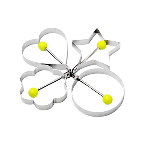 4-Shaped Stainless Steel Fried Egg Omelet Mold HY-66