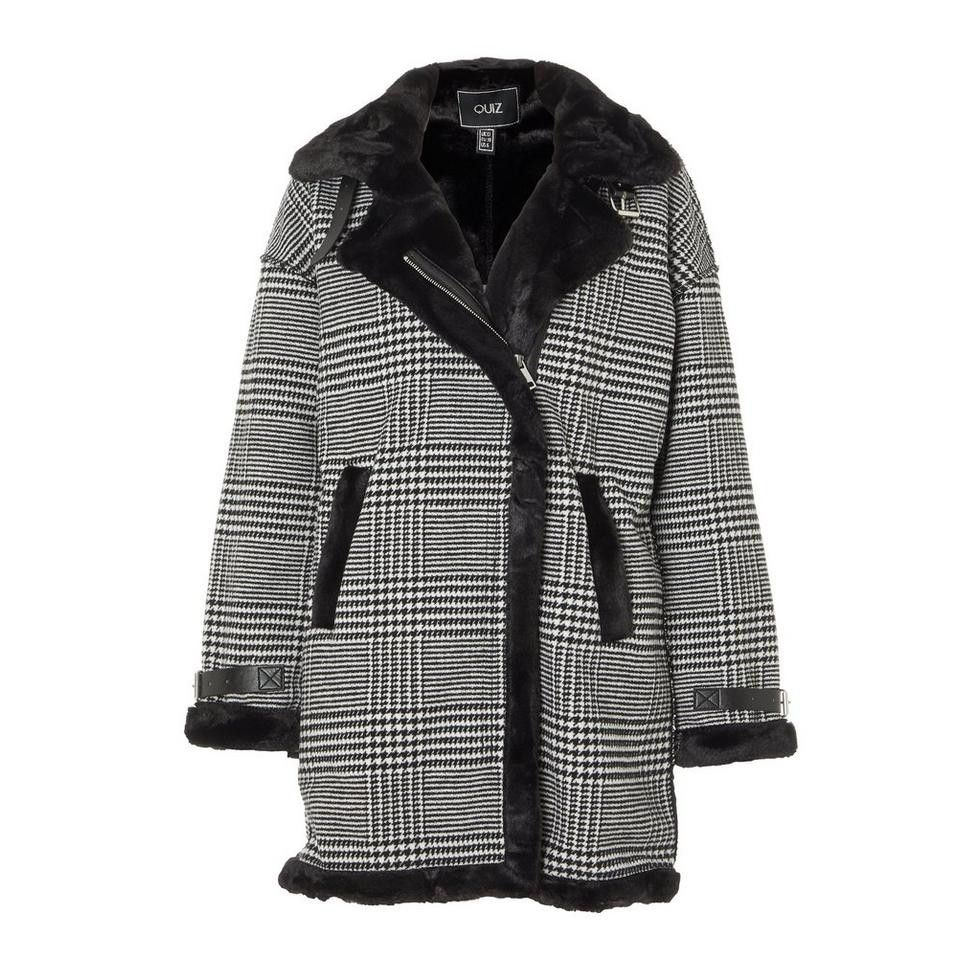 ladies dogtooth coat