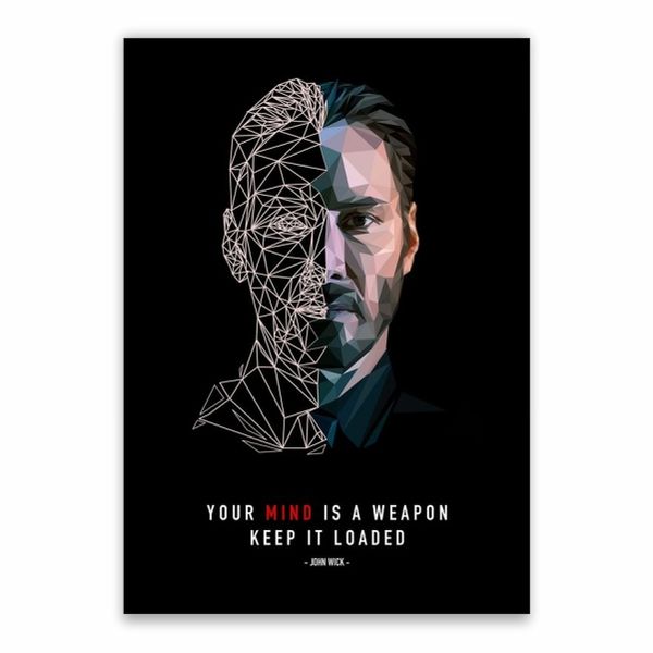 John Wick Quote Poster - A1