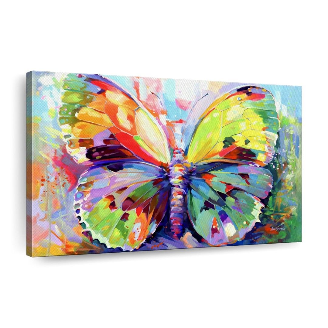 Canvas Wall Art Decor Dazzling Butterfly Canvas Print Shop Today