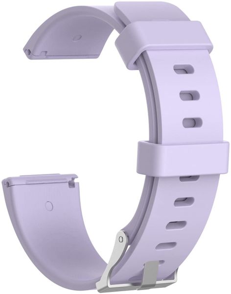 MDM Silicone Sport Replacement Strap for Fitbit Versa/ Versa 2 (M/L)-Lilac