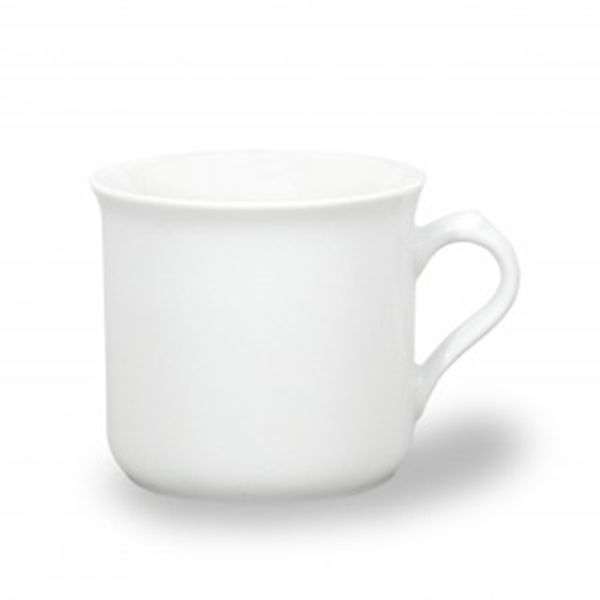 Thun Bobby (Plain White) Porcelain Mug 465ml - Set of 6