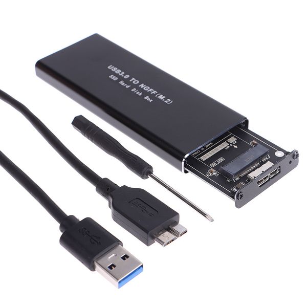 USB 3.0 to M.2 NGFF SSD Enclosure 2230 2242 2260 2280 External Case