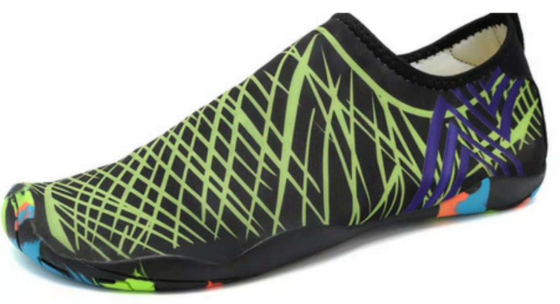 Aqua Shoes Black Yellow