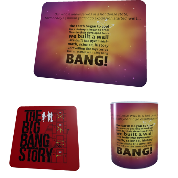 The Big Bang Theory - Song Lyrics - Coffee Mug, Coaster and Mouse Pad Combo