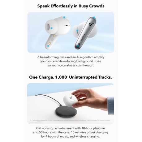 Soundcore Liberty 4 NC Wireless Active Noise Cancelling Earbuds