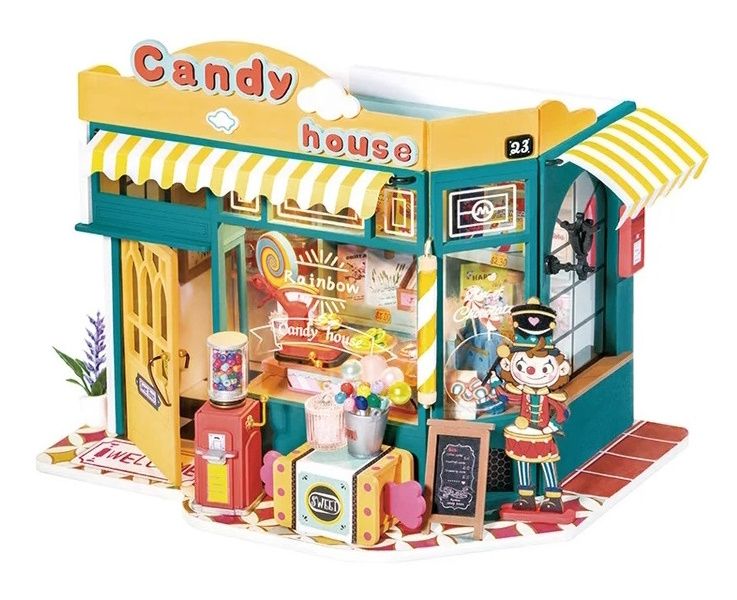 Robotime DIY House - Rainbow Candy House - 179pcs