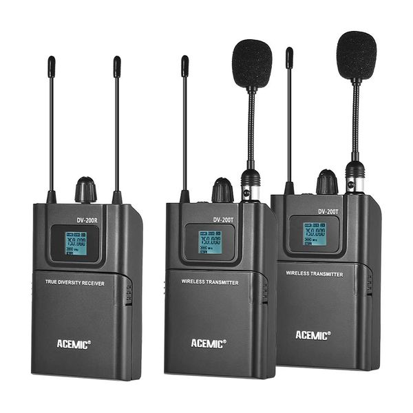 ACEMIC DV200 Dual Channel Wireless Lapel System