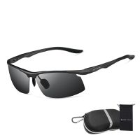 Metal Frame Polarized Sunglasses Men