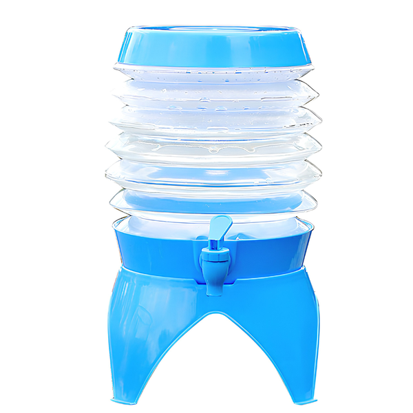 Arfast- 3.5L Collapsible Camping Water Container Dispenser with Tap &amp; Stand