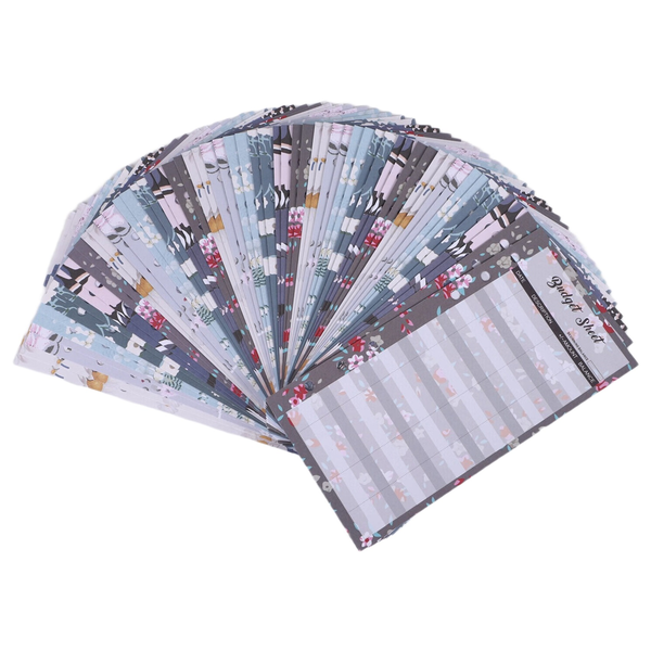 Budget Binder Sheets -60Pcs Expense Budget Organizer for Budgeting