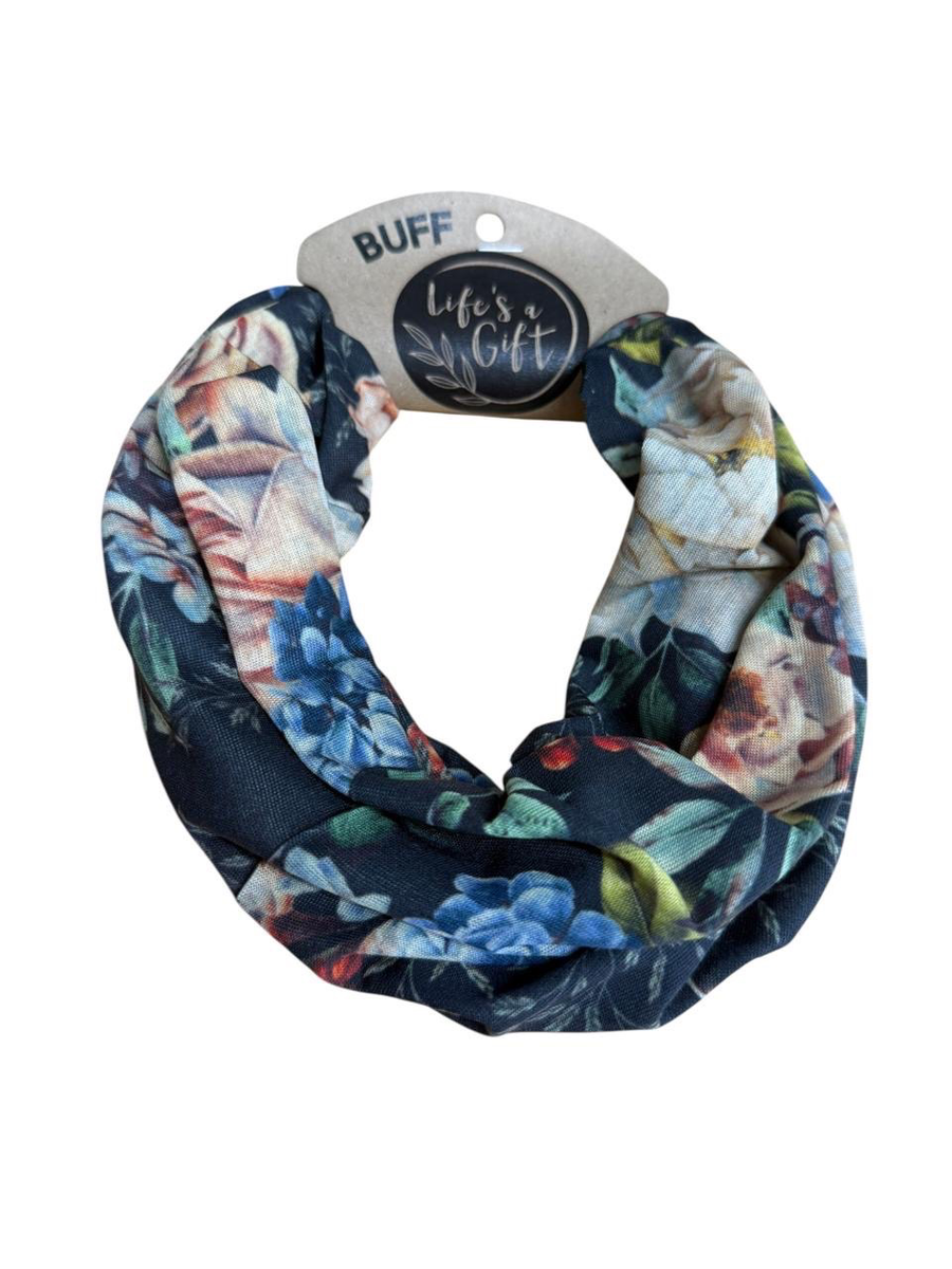Neck Gaiter - Blooming Assorted Colourful Roses