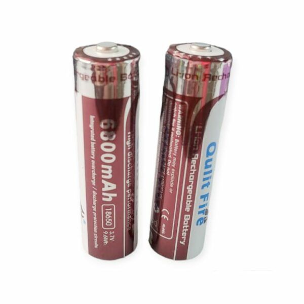 Multipurpose Qulit Fire Rechargeable Li-on 6800Mah Batteries 2Pieces TUS