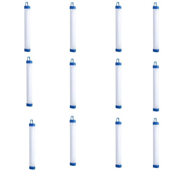 Brightness Tube USB Magnetic Portable LED Emergency Light -32 cm 12 Pieces