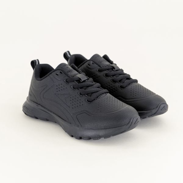 Power x Toughees Wave Denton Boys Lace Up Black Sneaker