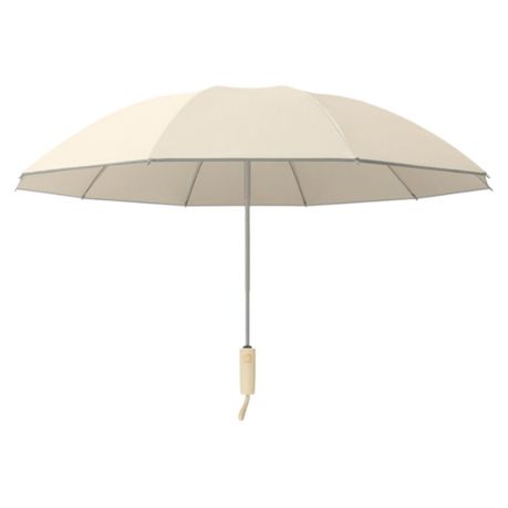 Automatic Folding Umbrella 10 Ribs 3-Fold Reverse ,Light Khaki Image