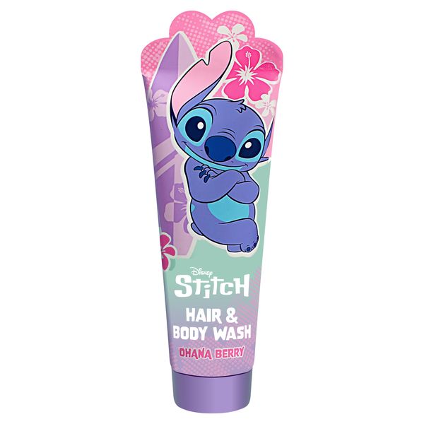 Stitch By DISNEY Official Licensed Girls Kids 236ML Hair &amp; Body Wash