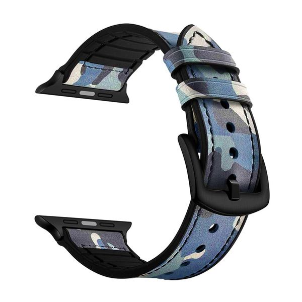 Killer Deals Leather &amp; Silicone Strap 38/40/41mm Compatible with iWatch
