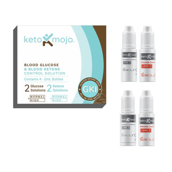 Keto Mojo - GKI - Blood Glucose &amp; Ketone Control Solutions - The Dual Pack