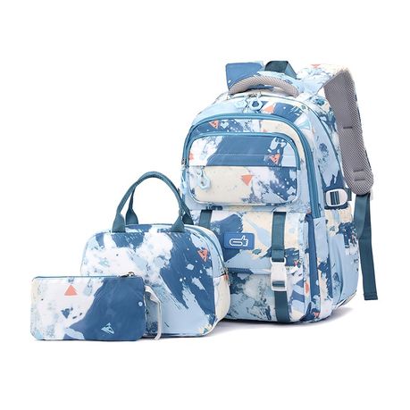 The Clip-Large Capacity Waterproof CamoPrint School Bag Laptop Backpack Image