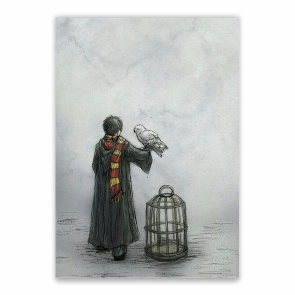 Harry Potter And The Owl Hedwig Poster - A1