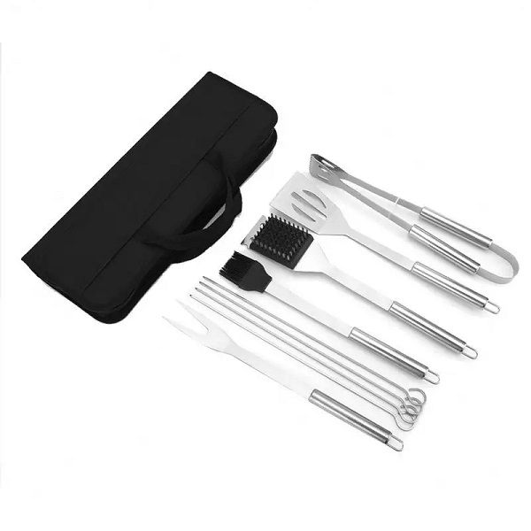 Braai Grill Tool Set - Stainless Steel - 10 Piece