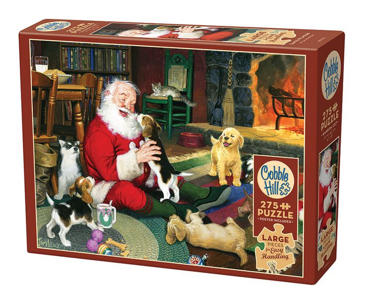 Cobble Hill Santa's Playtime 275 Piece Puzzle