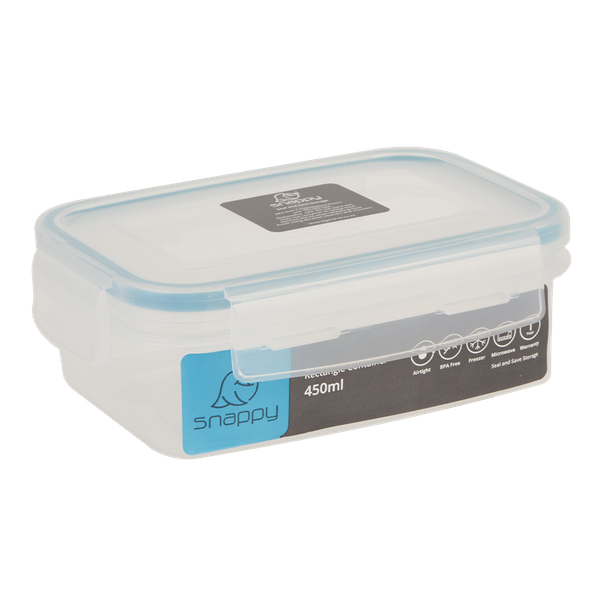 Snappy - Rectangular Food Storage Container - 450ml