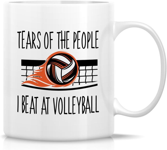 Tears Of The People I Beat At Volleyball Christmas Birthday Gift Mug