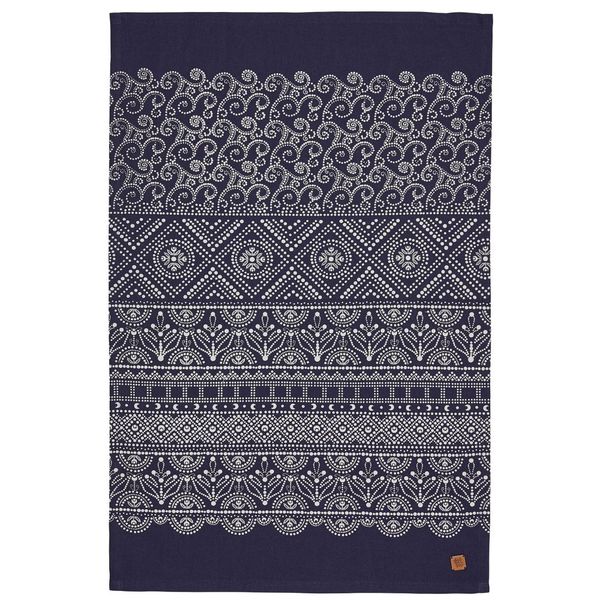 Ulster Weavers Tea Towel Indigo Batlik Cotton