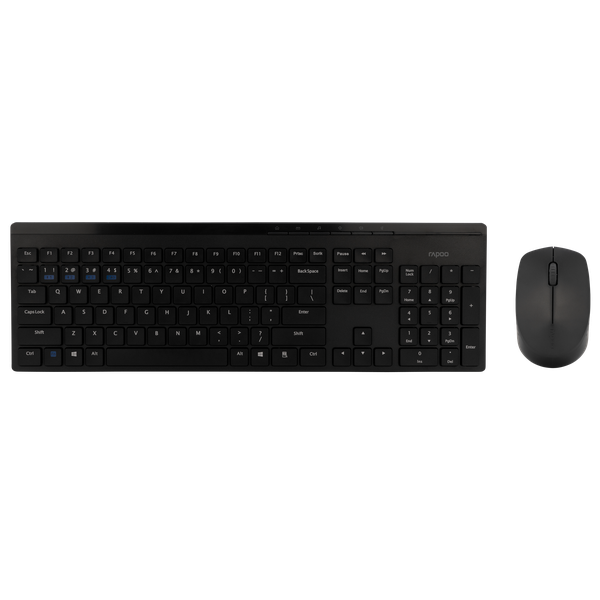 Rapoo 8110m Multimode Wireless Combo Black