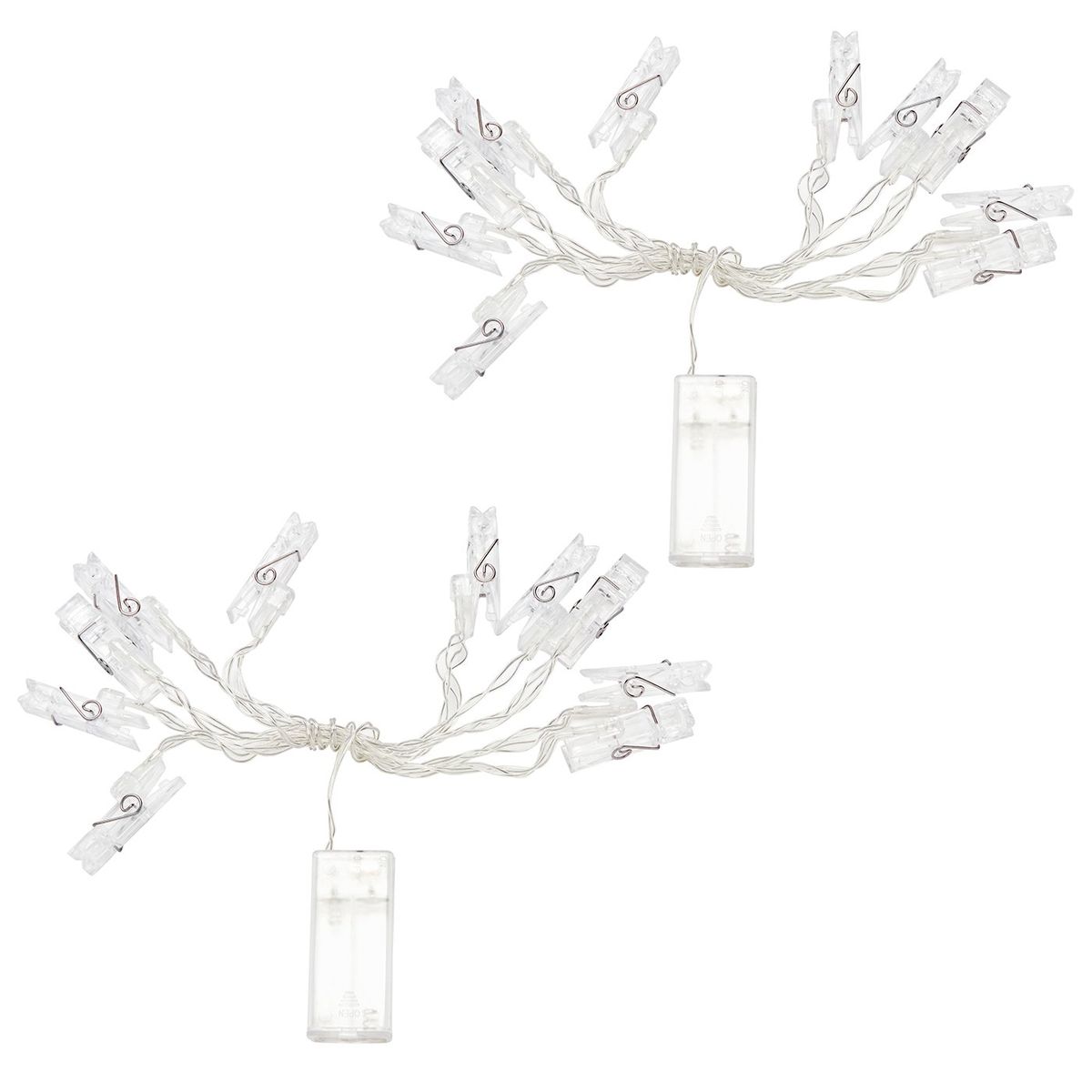 Gretmol 10 LED Peg String Lights - 2m - 2 Pack | Shop Today. Get it ...