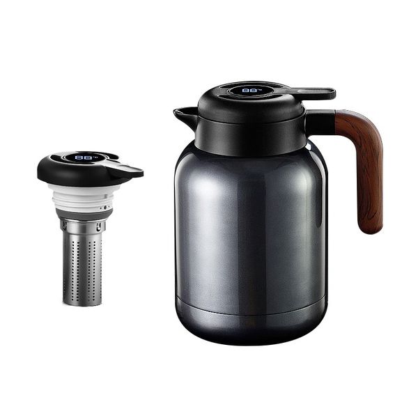 Stainless Steel 1000 ml Flask Thermal Insulation Kettle Coffee Pot