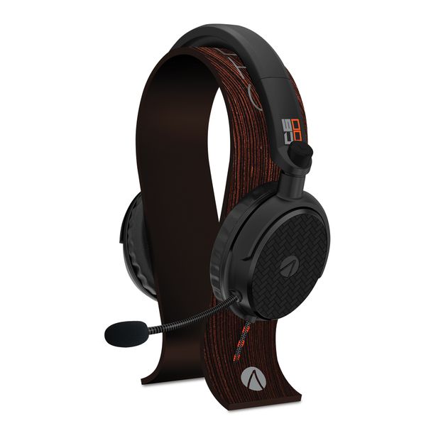 Multiformat Gaming Headset Stand - Wooden Effect