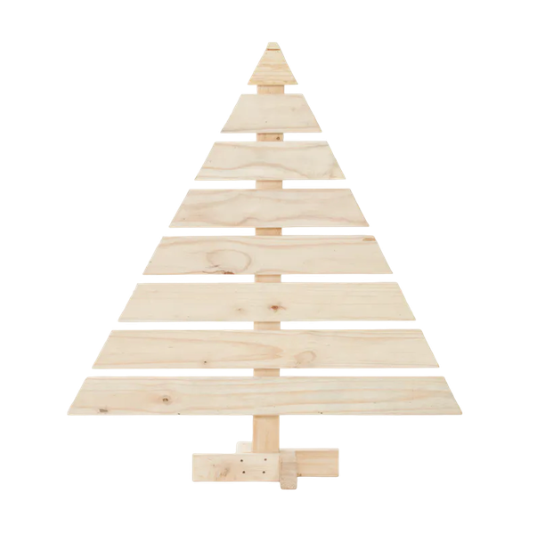 Large Handmade Pallet Wood Christmas Tree - Rustic Holiday Decor