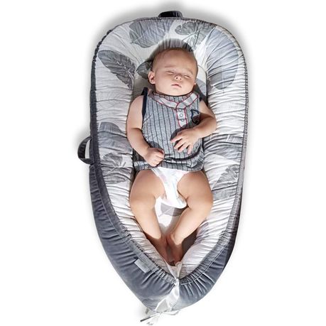 Abreeze Baby Lounger Baby Nest for Cosleeping Newborn Lounger Ultra Soft Breathable Infant Bassinet Travel Crib Baby Bed Perfect for Newborn Rose 