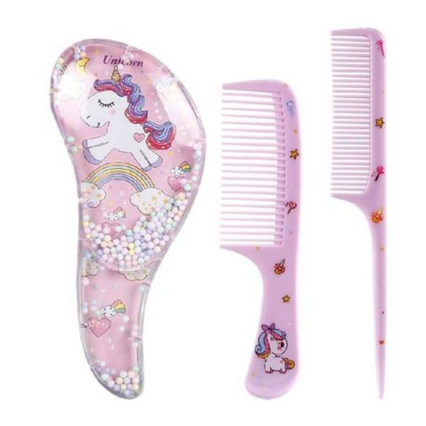 Cartoon Comb Set, Wet And Dry Dual-use, Hair Styling