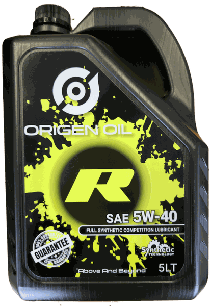 Origen Oil - Origen R - Full Synthetic 5W-40 Racing Oil - 5L