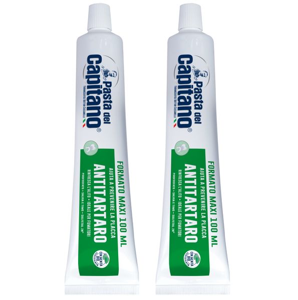 Pasta del Capitano ANTITARTAR Toothpaste 100ml (2 pack)