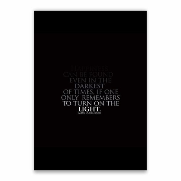 Albus Dumbledore Quote Poster - A1