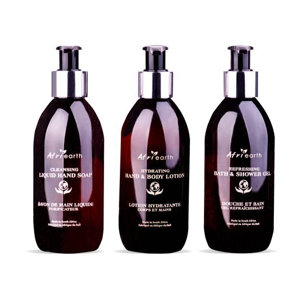 Afriearth Eco-Friendly Bath and Body Pamper Set - Fragrance Lemon Verbena &amp; Fynbos