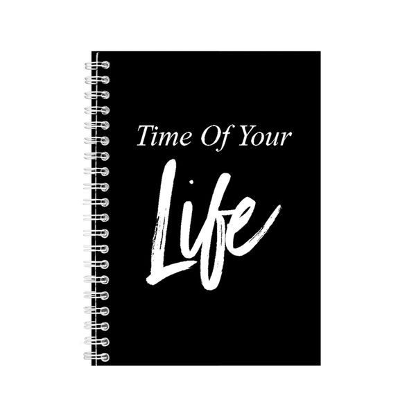 Life A5 Notebook Spiral Lined Motivational Sayings Graphic Notepad Gift 159
