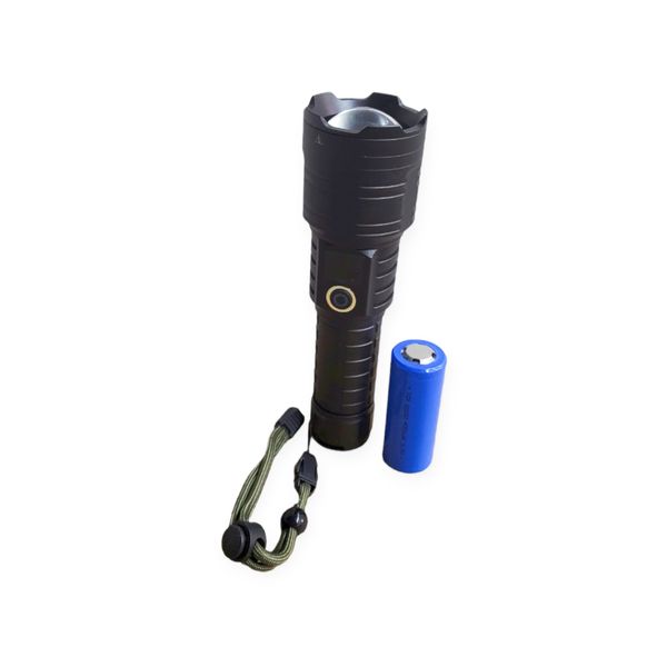 Telescopic Bright Flashlight 1000lm 30W 1000m Range- SD