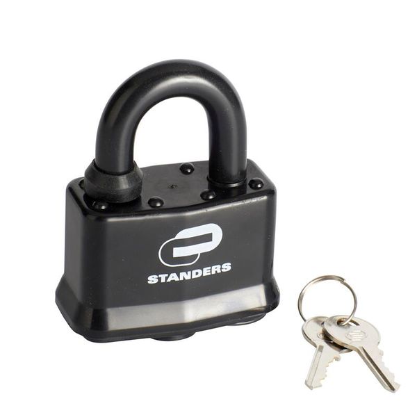 1 Sensitive Purpose Key Padlock Short Shackle 70mm, Laminated Steel