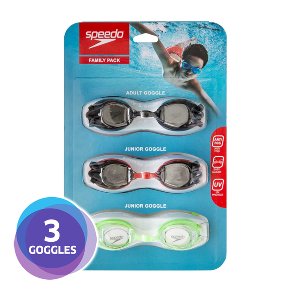 Speedo Family Multi Pack Goggles Assorted